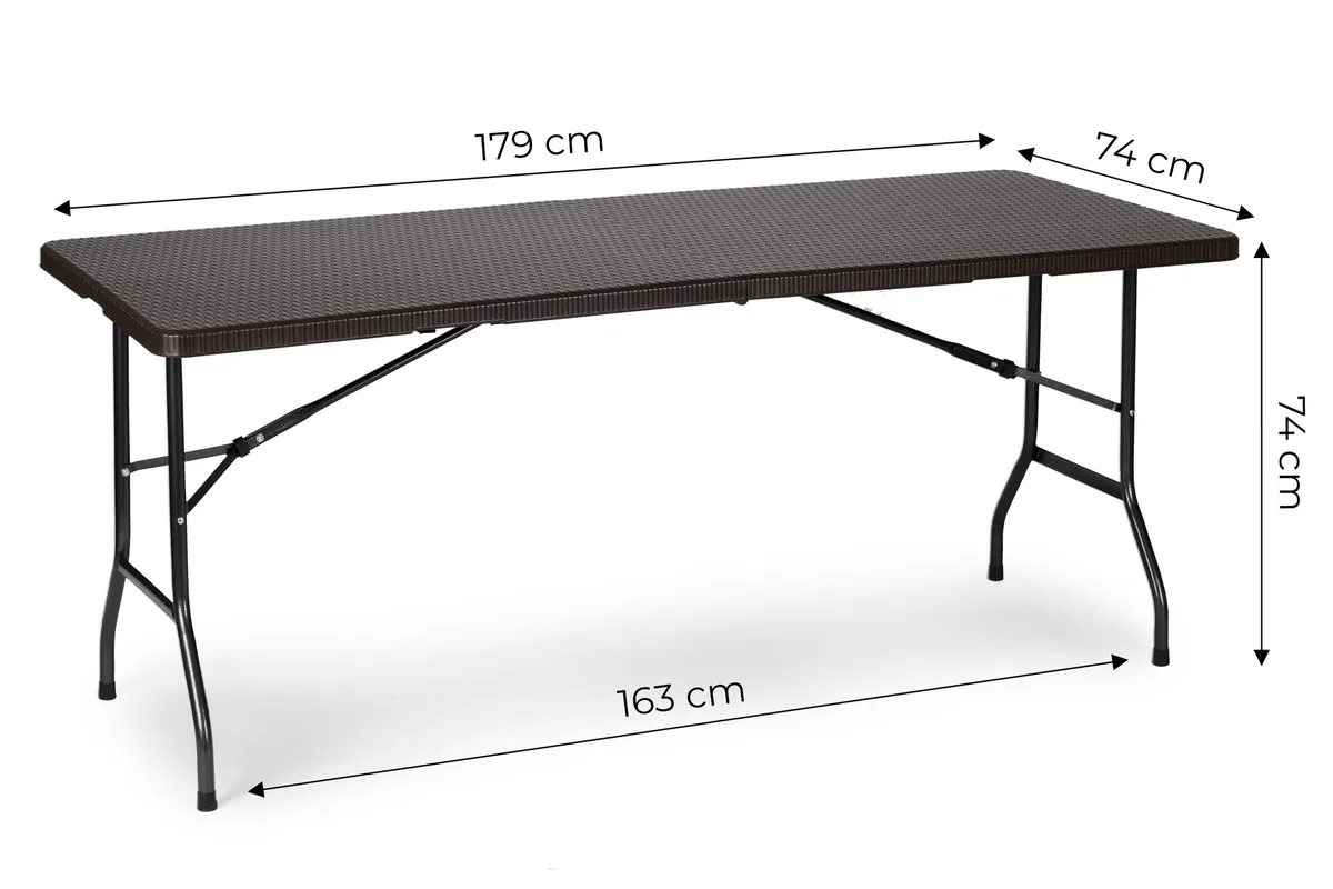 Kerti asztal, MultiGarden RZK-180B, barna – 5. kép Kerti asztal, MultiGarden RZK-180B, barna – 5. kép