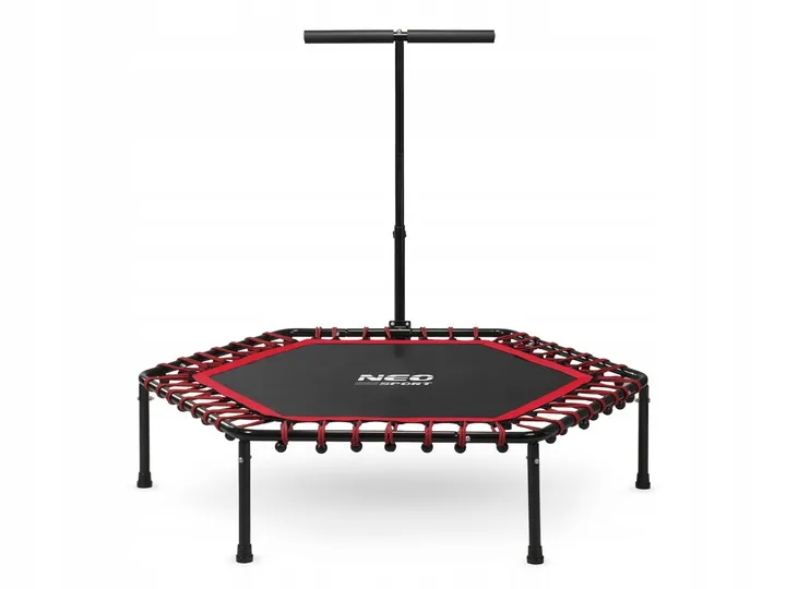 Fitnesz trambulin, Neo-Sport, fekete/piros – 3. kép