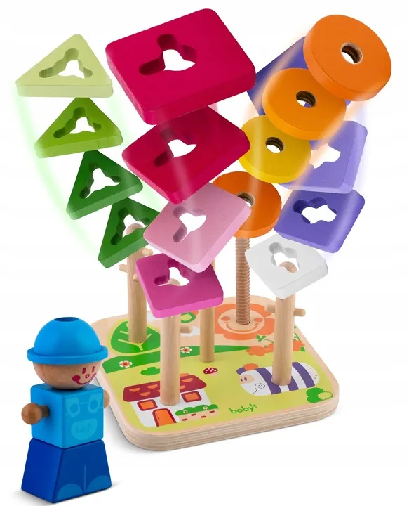 Fa formaválogató, Ricokids RK-866, 16 db – 6. kép