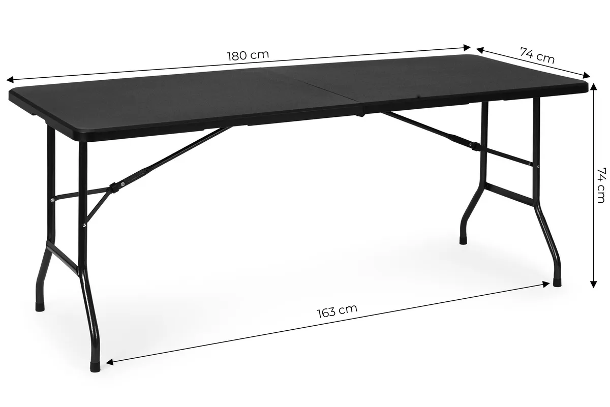 Kerti asztal, MultiGarden NZK-180S, fekete – 5. kép