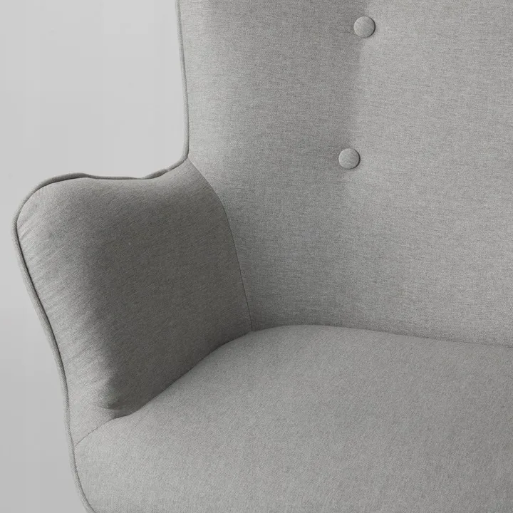 Lábtartós fotel, Sofotel Norse, világosszürke – 6. kép Lábtartós fotel, Sofotel Norse, világosszürke – 6. kép