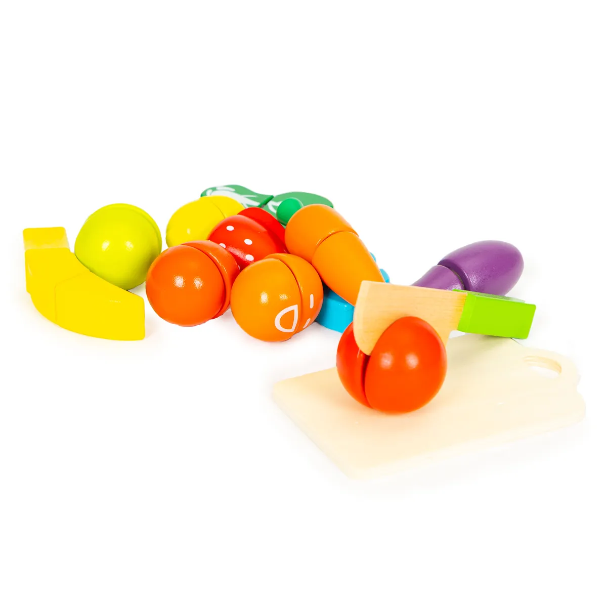Játék élelmiszerkészlet, Multistore HC517244, zöldségek és gyümölcsök – 2. kép Játék élelmiszerkészlet, Multistore HC517244, zöldségek és gyümölcsök – 2. kép