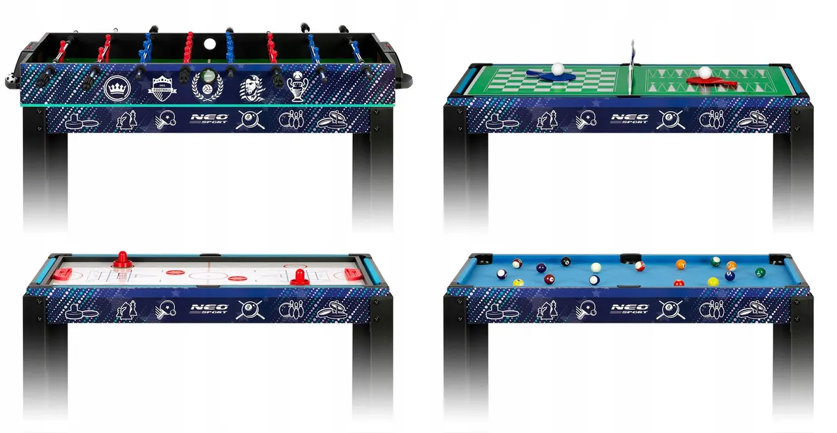 Multifunkciós játékasztal, Neo-Sport NS-801, 12 az 1-ben – 3. kép Multifunkciós játékasztal, Neo-Sport NS-801, 12 az 1-ben – 3. kép