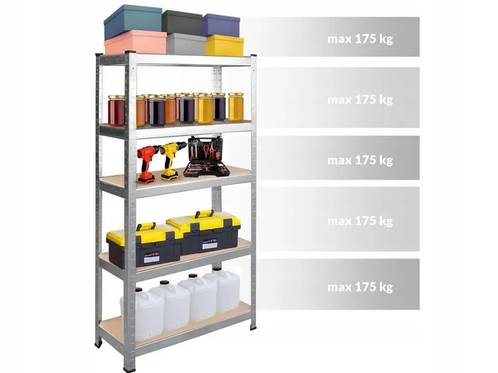 Műhelypolc, Humberg HR-812, ezüst – 5. kép Műhelypolc, Humberg HR-812, ezüst – 5. kép