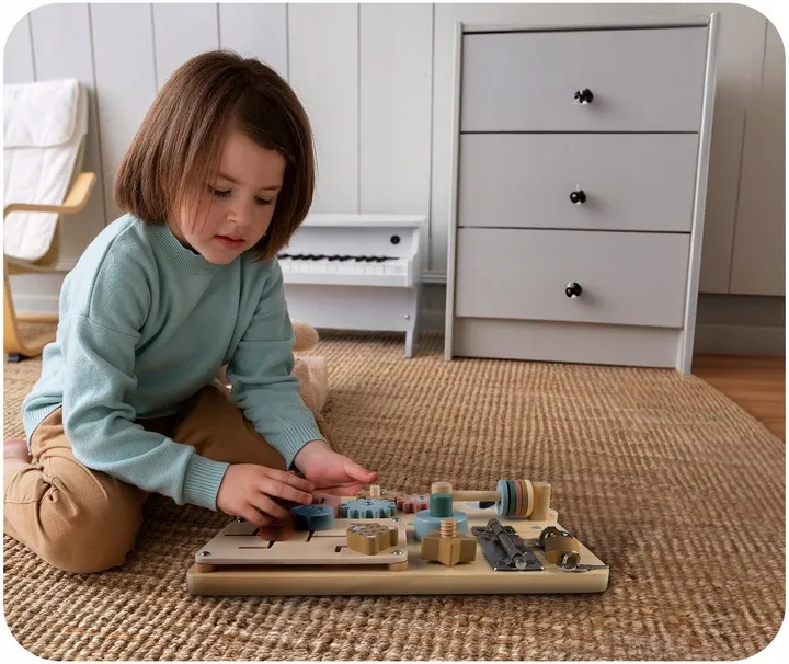 Fa szenzoros fajáték, Nukido NK-859, Montessori-inspirált – 3. kép Fa szenzoros fajáték, Nukido NK-859, Montessori-inspirált – 3. kép