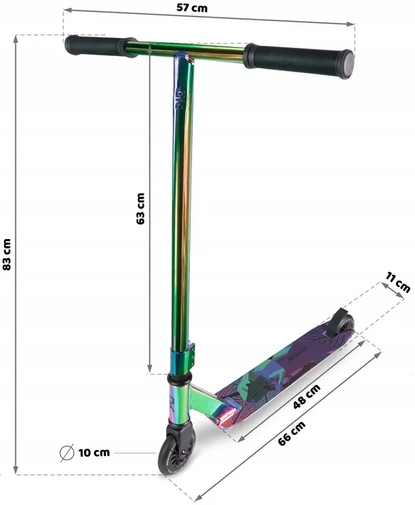 Kaszkadőr roller, SOKE EVO Street, neokróm – 8. kép Kaszkadőr roller, SOKE EVO Street, neokróm – 8. kép