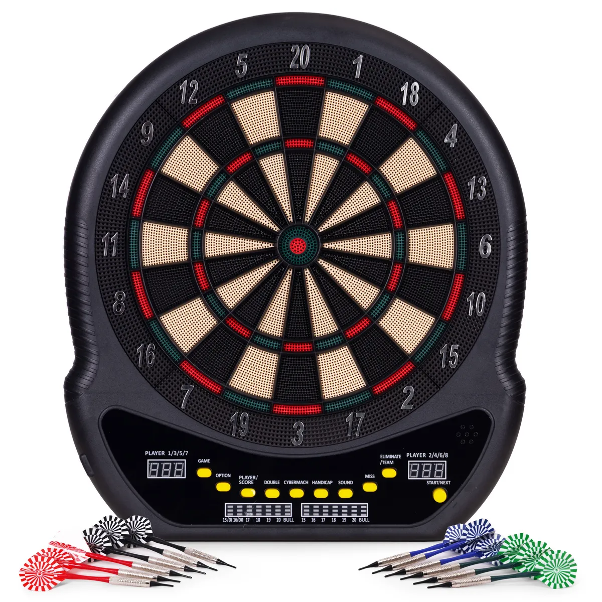 Elektronikus dartstábla, Multistore AP-400, átmérő: 48 cm – 1. kép Elektronikus dartstábla, Multistore AP-400, átmérő: 48 cm – 1. kép