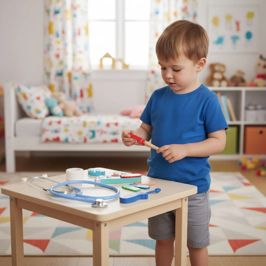 Játék orvosi szett, ECOTOYS HM328233, készlet gyerekeknek – 2. kép