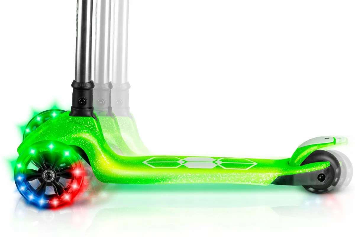 Háromkerekű roller, Ricokids Jelly, zöld – 8. kép Háromkerekű roller, Ricokids Jelly, zöld – 8. kép