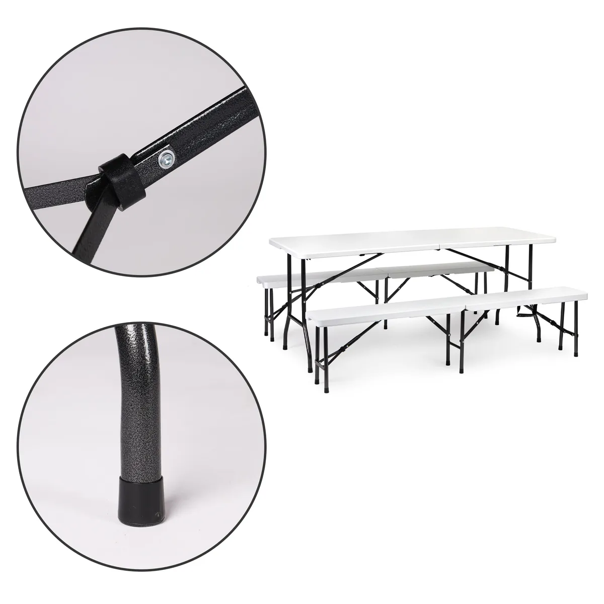 Sörpad szett, MultiGarden NZK-180S + 2 db BK-180, fehér – 3. kép