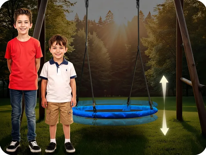 Fészekhinta, Neo-Sport Swingo, fekete/kék – 6. kép