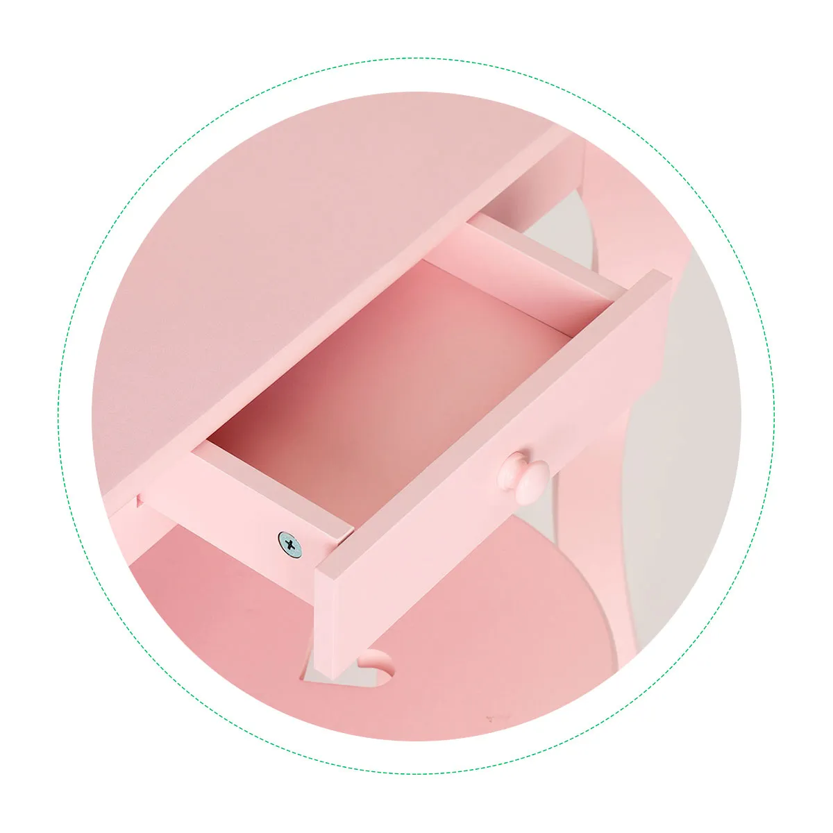 Gyerek sminkasztal, ECOTOYS FH-KF200011-P, 65 x 110 x 43 cm – 4. kép Gyerek sminkasztal, ECOTOYS FH-KF200011-P, 65 x 110 x 43 cm – 4. kép