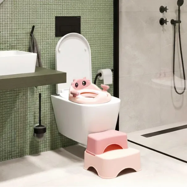 Gyerek WC-ülőke, ECOTOYS HA-P17-18-PK, rózsaszín – 2. kép