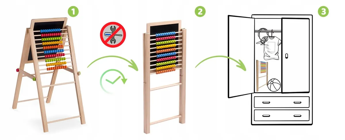 Mágneses rajztábla, Ricokids, 62 x 28 x 44 cm – 6. kép Mágneses rajztábla, Ricokids, 62 x 28 x 44 cm – 6. kép