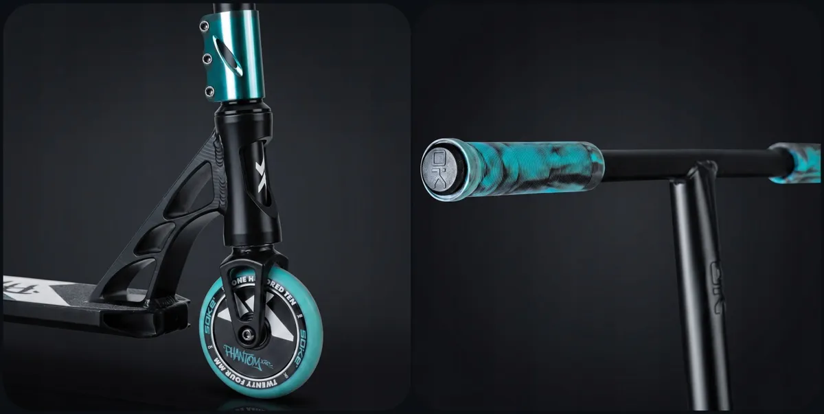 Trükkroller, SOKE XTR, türkiz/fekete – 12. kép Trükkroller, SOKE XTR, türkiz/fekete – 12. kép