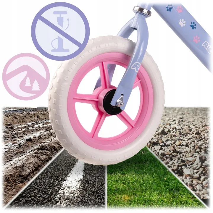 Kétkerekű futóbicikli, Ricokids RK-607, lila – 10. kép