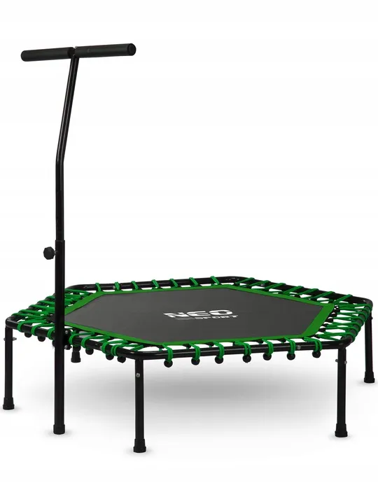 Fitnesz trambulin, Neo-Sport, fekete/zöld – 2. kép Fitnesz trambulin, Neo-Sport, fekete/zöld – 2. kép