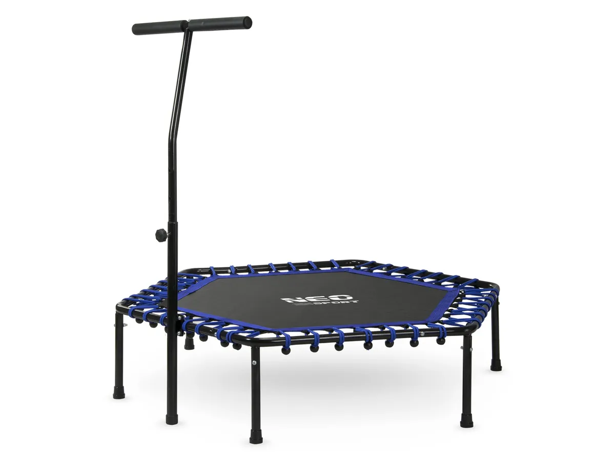 Fitnesz trambulin, Neo-Sport, fekete/kék – 10. kép Fitnesz trambulin, Neo-Sport, fekete/kék – 10. kép