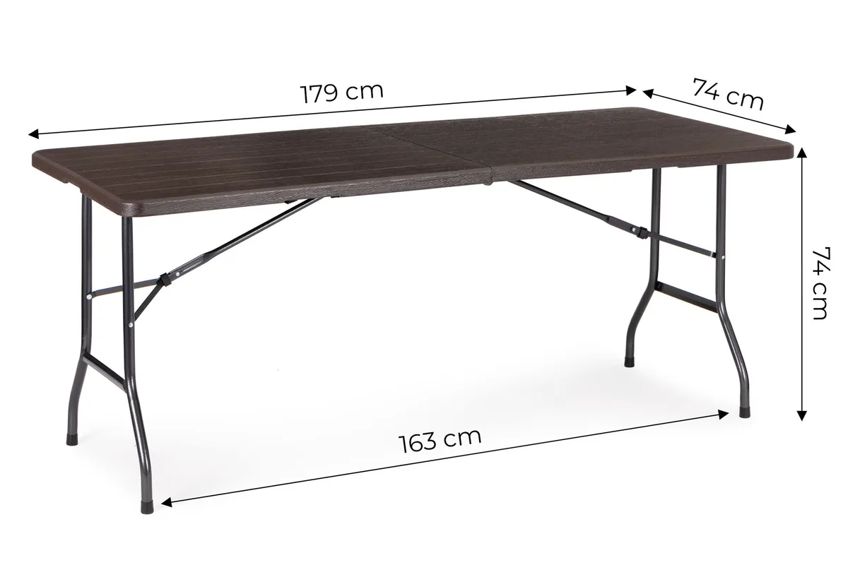 Kerti asztal, MultiGarden SZK-180B, barna – 5. kép
