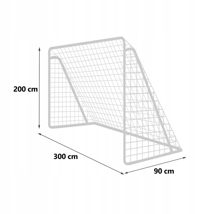 Futballkapu, Neo-Sport NS-496, 300 x 200 x 90 cm – 6. kép Futballkapu, Neo-Sport NS-496, 300 x 200 x 90 cm – 6. kép