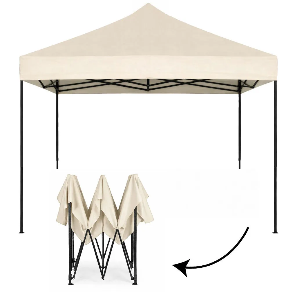 Kerti pavilon, MultiGarden PAW-FG-3X3-3, bézs – 4. kép Kerti pavilon, MultiGarden PAW-FG-3X3-3, bézs – 4. kép