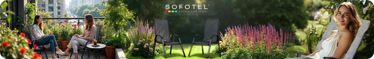 Kerti szék, Sofotel SO-983, fekete – 1. kép Kerti szék, Sofotel SO-983, fekete – 1. kép