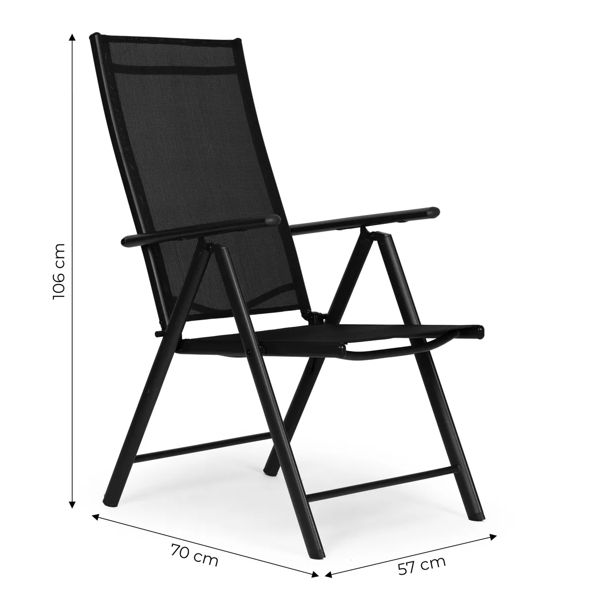 Kerti szék, MultiGarden WR1652-2, fekete – 7. kép Kerti szék, MultiGarden WR1652-2, fekete – 7. kép