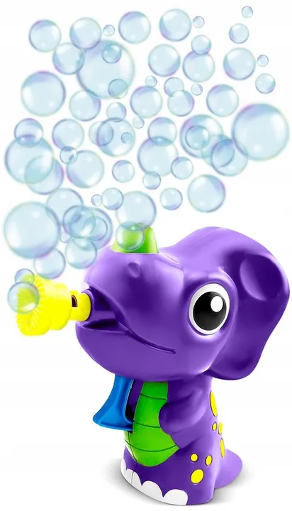 Buborékfújó gép, Ricokids RK-905, Triceratopsz forma – 2. kép