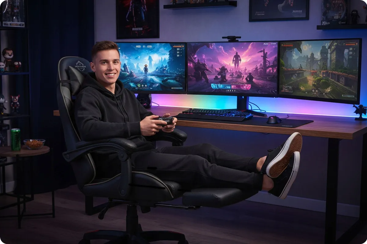 Gamer szék, Sofotel Draknor II, fekete-szürke – 13. kép Gamer szék, Sofotel Draknor II, fekete-szürke – 13. kép