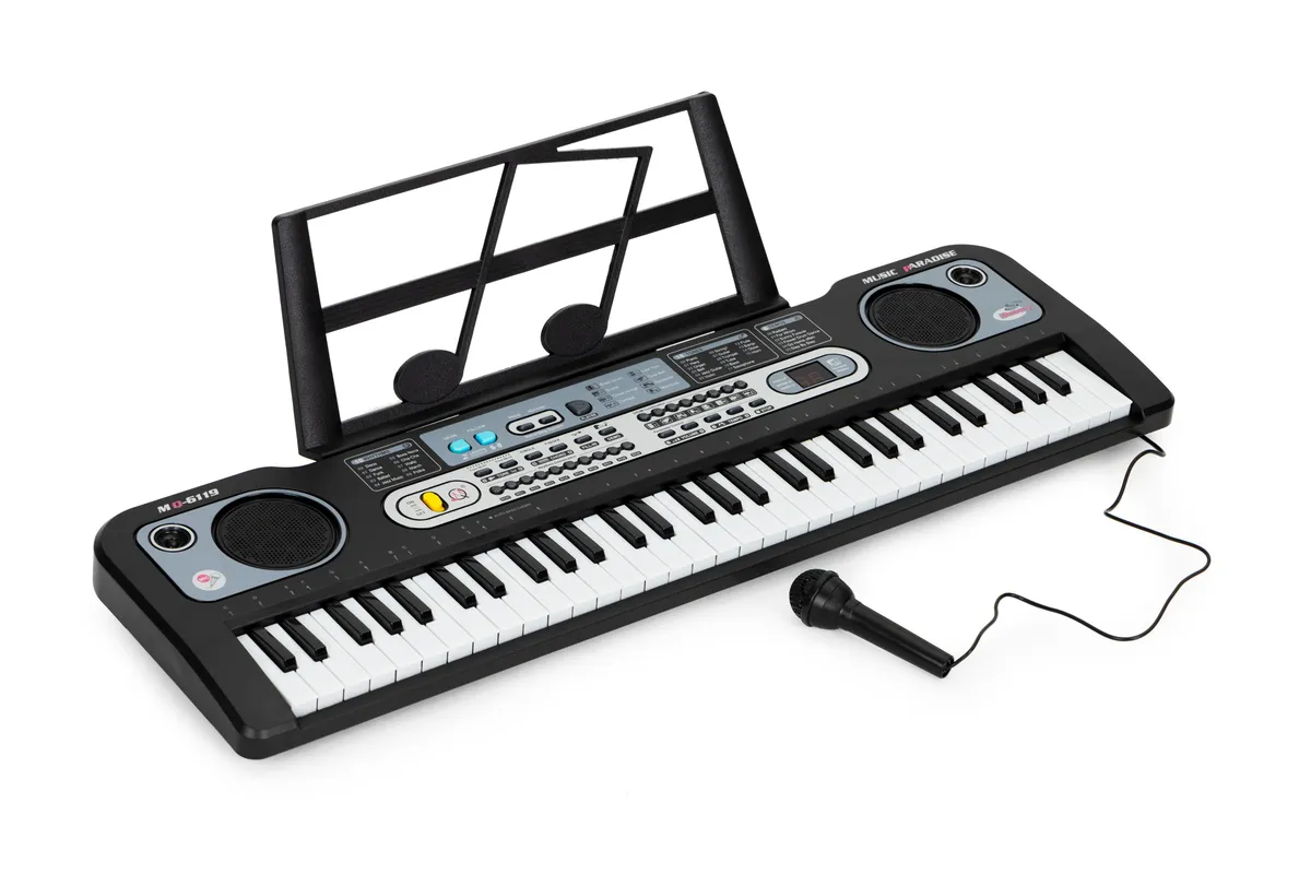 Gyerek szintetizátor, MUSIC PARADISE MQ-6119, 76 x 23 x 19 cm – 4. kép Gyerek szintetizátor, MUSIC PARADISE MQ-6119, 76 x 23 x 19 cm – 4. kép