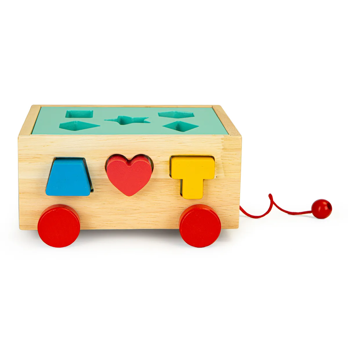 Fa formaválogató, ECOTOYS HM015197, 15 db – 2. kép Fa formaválogató, ECOTOYS HM015197, 15 db – 2. kép