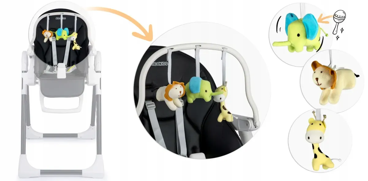 Etetőszék játékív, Ricokids Belo, Lindo – 3. kép Etetőszék játékív, Ricokids Belo, Lindo – 3. kép