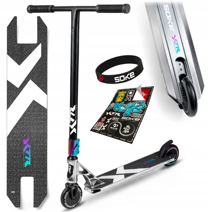 Trükkroller, SOKE XTR, ezüst/fekete – 2. kép Trükkroller, SOKE XTR, ezüst/fekete – 2. kép