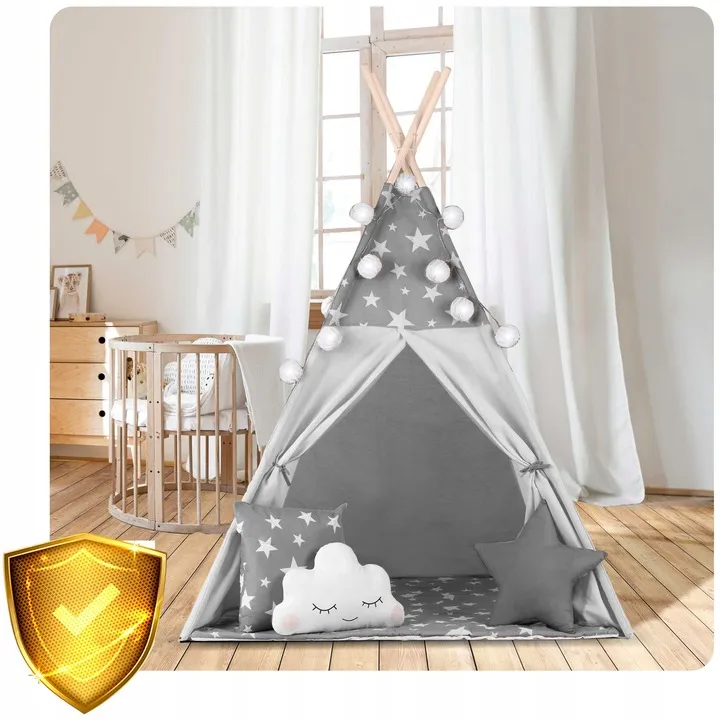 Gyereksátor, Nukido Tipi, fényfüzérrel – 3. kép