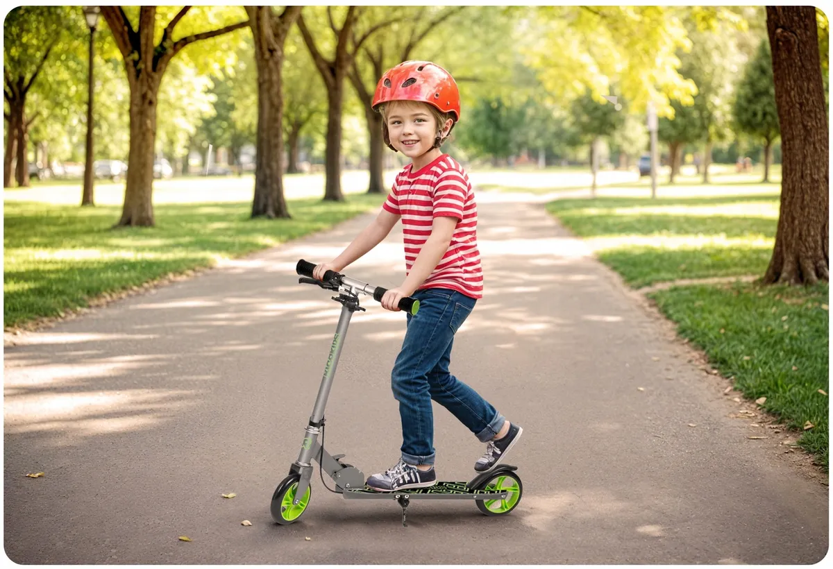 Gyerek roller, Ricokids Kodi, zöld – 4. kép Gyerek roller, Ricokids Kodi, zöld – 4. kép