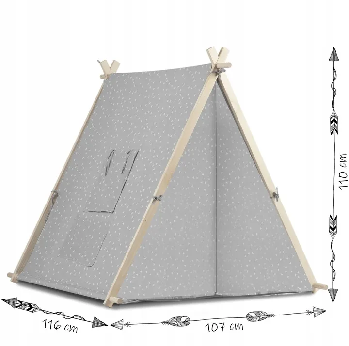 Gyereksátor, Nukido Tipi, lámpával – 13. kép