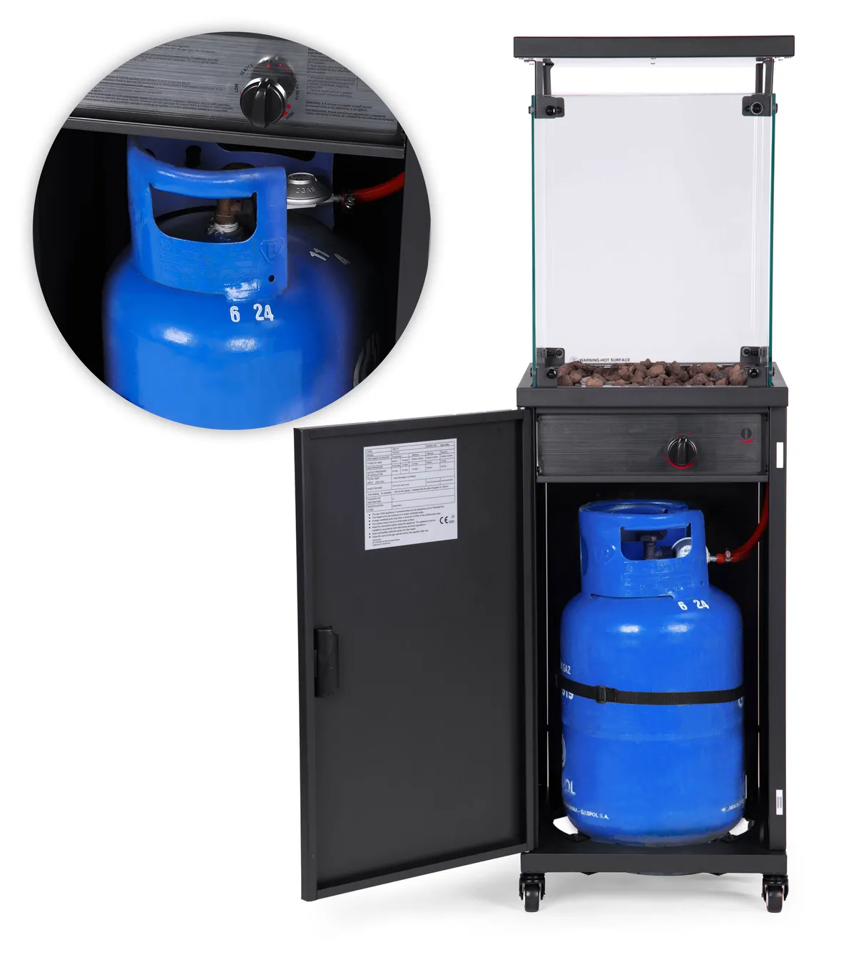 Gázos teraszfűtő, MultiGarden FPS-B-BJ, 13 kW – 5. kép Gázos teraszfűtő, MultiGarden FPS-B-BJ, 13 kW – 5. kép