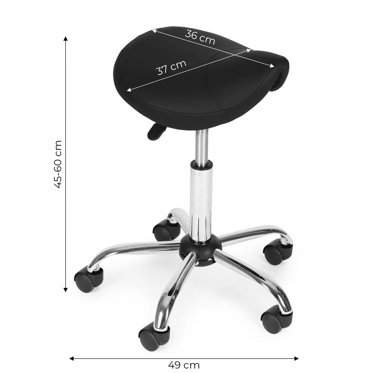 Kozmetikai szék, ModernHome BC004-BC, fekete – 5. kép Kozmetikai szék, ModernHome BC004-BC, fekete – 5. kép