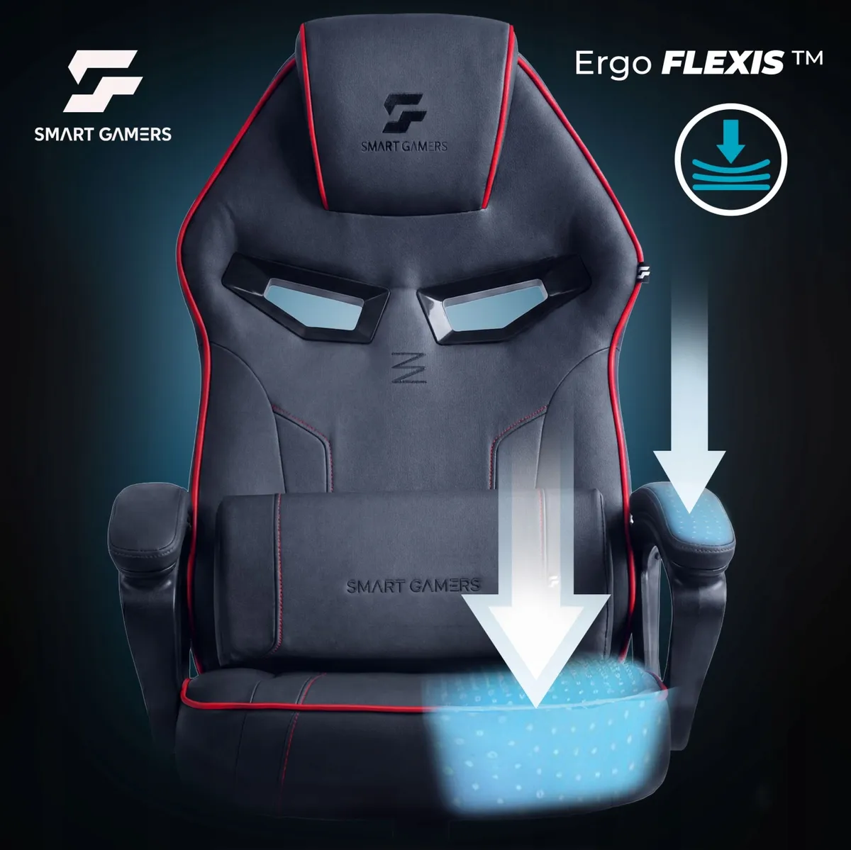 Gamer szék, Sofotel Furon, fekete/piros – 6. kép Gamer szék, Sofotel Furon, fekete/piros – 6. kép
