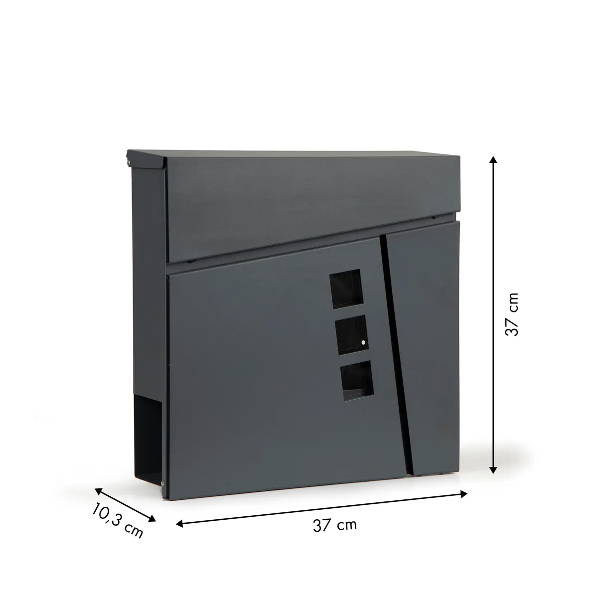 Postaláda, ModernHome HPB932-8, antracit – 4. kép