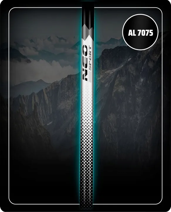Túrabot, Neo-Sport NS-381, fekete/ezüst – 6. kép AL 7075 alumíniumötvözet