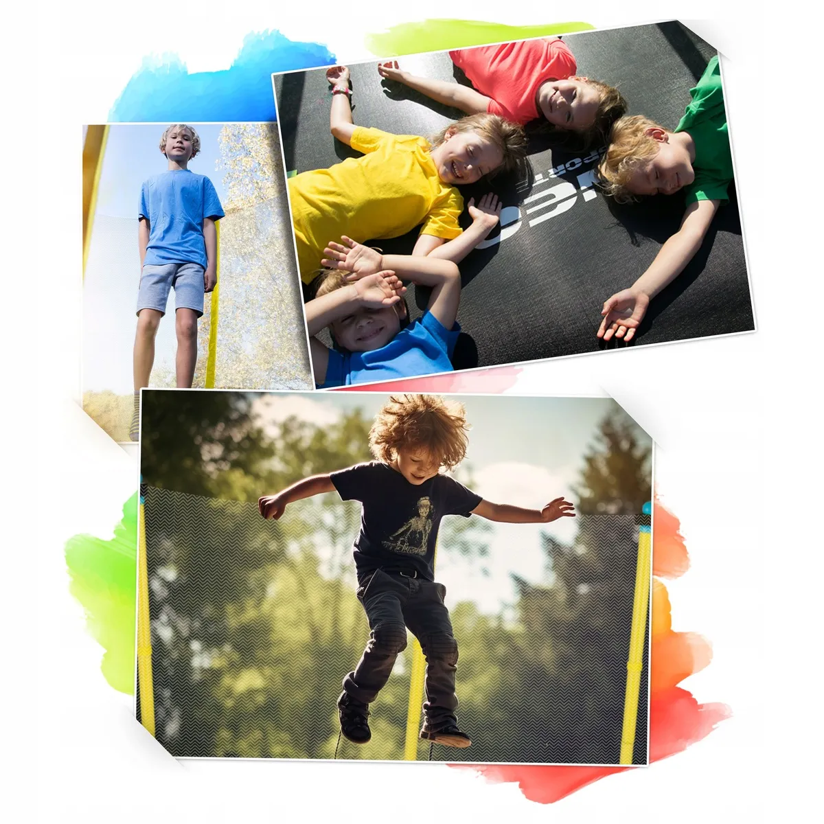 Kerti trambulin, Neo-Sport, sárga/fekete – 8. kép Kerti trambulin, Neo-Sport, sárga/fekete – 8. kép