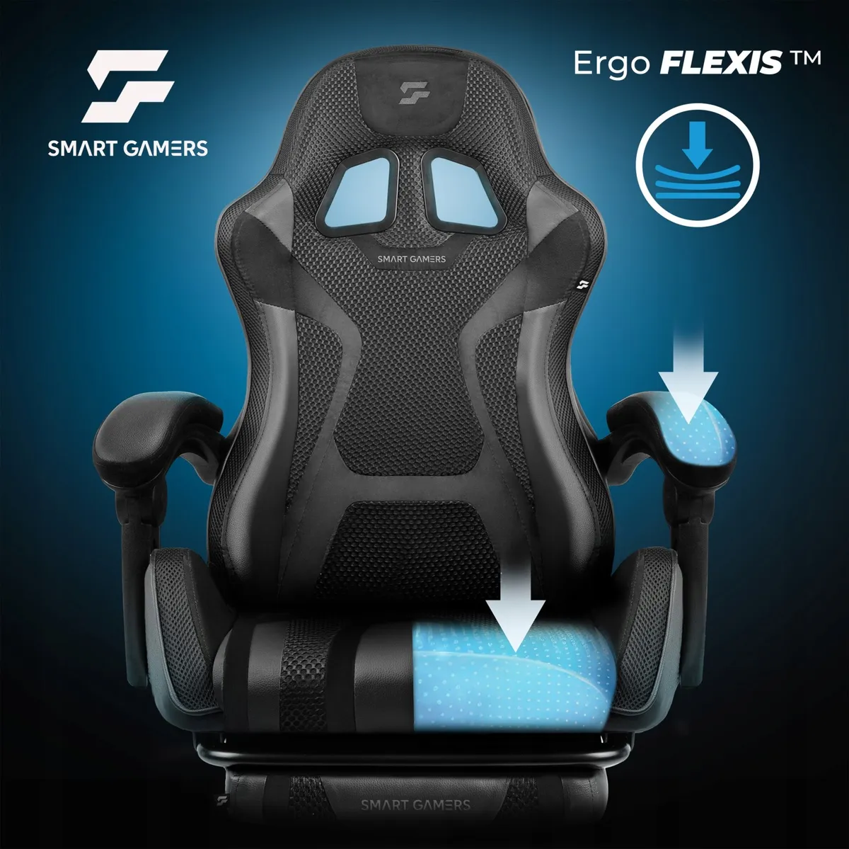 Gamer szék, Sofotel Specter, fekete – 7. kép