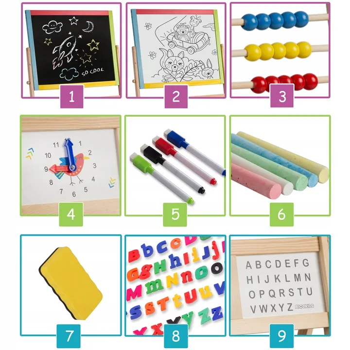 Mágneses rajztábla, Ricokids, 104 x 67 x 38 cm – 5. kép Mágneses rajztábla, Ricokids, 104 x 67 x 38 cm – 5. kép