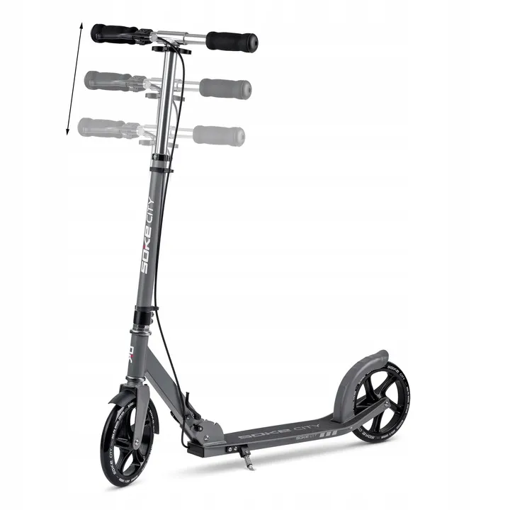 Klasszikus roller, SOKE City, szürke – 10. kép