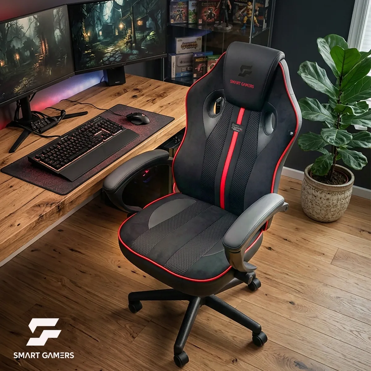 Gamer szék, Sofotel Master, fekete/piros – 13. kép Gamer szék, Sofotel Master, fekete/piros – 13. kép