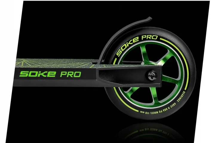 Kaszkadőr roller, SOKE PRO, zöld – 6. kép Kaszkadőr roller, SOKE PRO, zöld – 6. kép