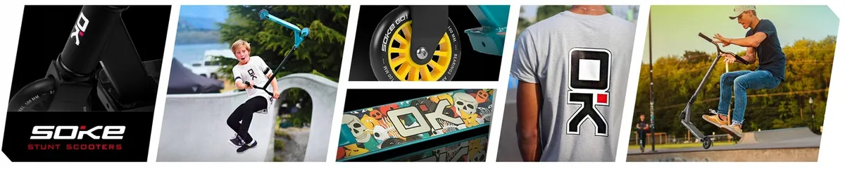 Kaszkadőr roller, SOKE GO!, narancssárga – 1. kép