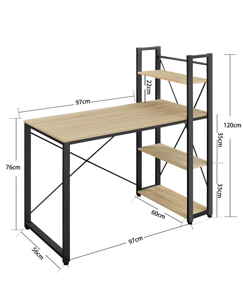 Számítógépasztal, Leobert 2824-1, 97 x 56 x 120 cm – 4. kép Számítógépasztal, Leobert 2824-1, 97 x 56 x 120 cm – 4. kép