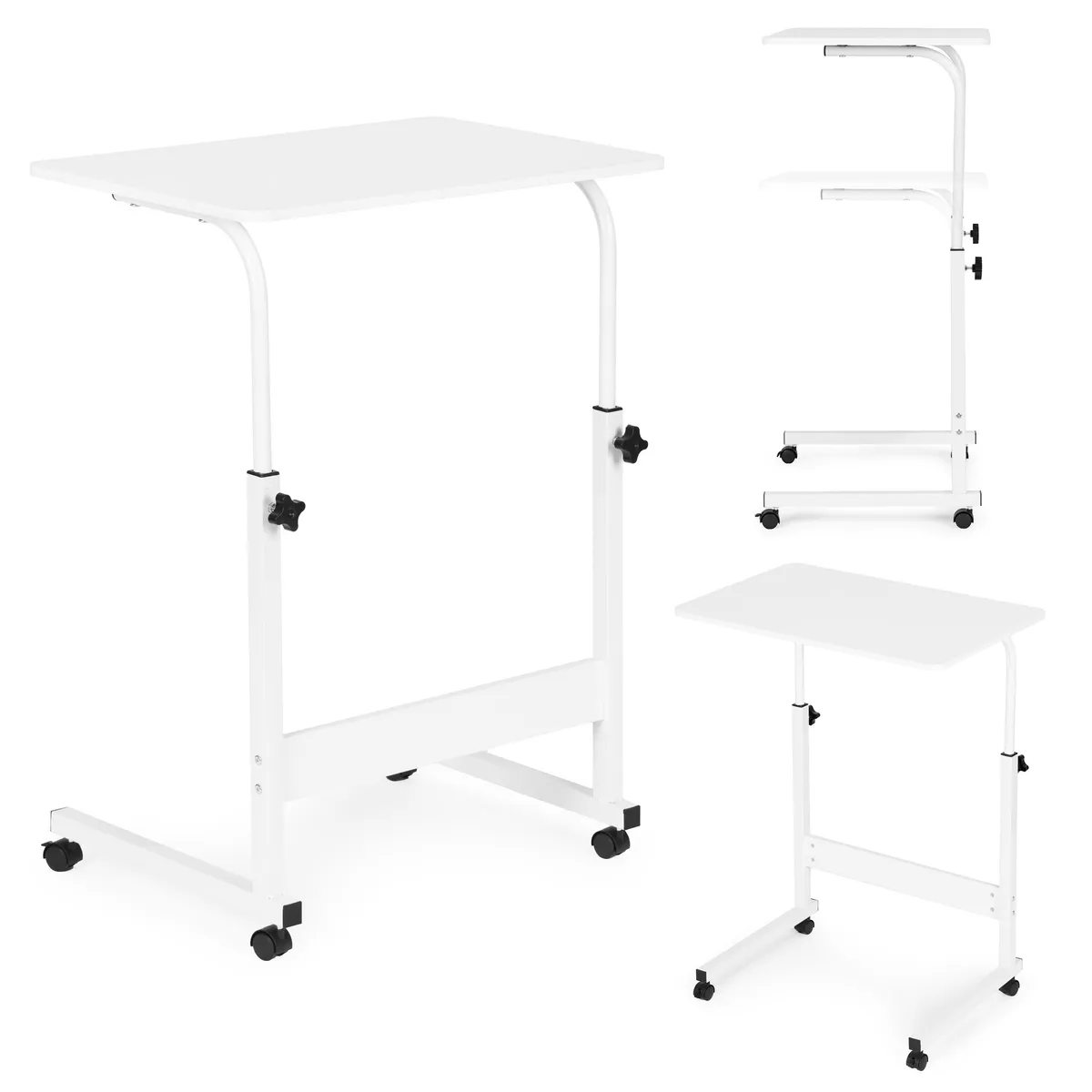 Laptopasztal, ModernHome TH-LD-5, fehér – 1. kép